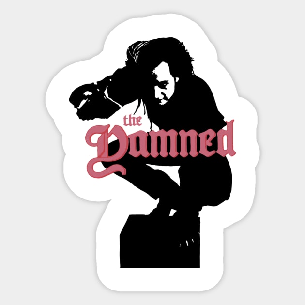 damned/musical/rock/1 Sticker by Contractor Secrets